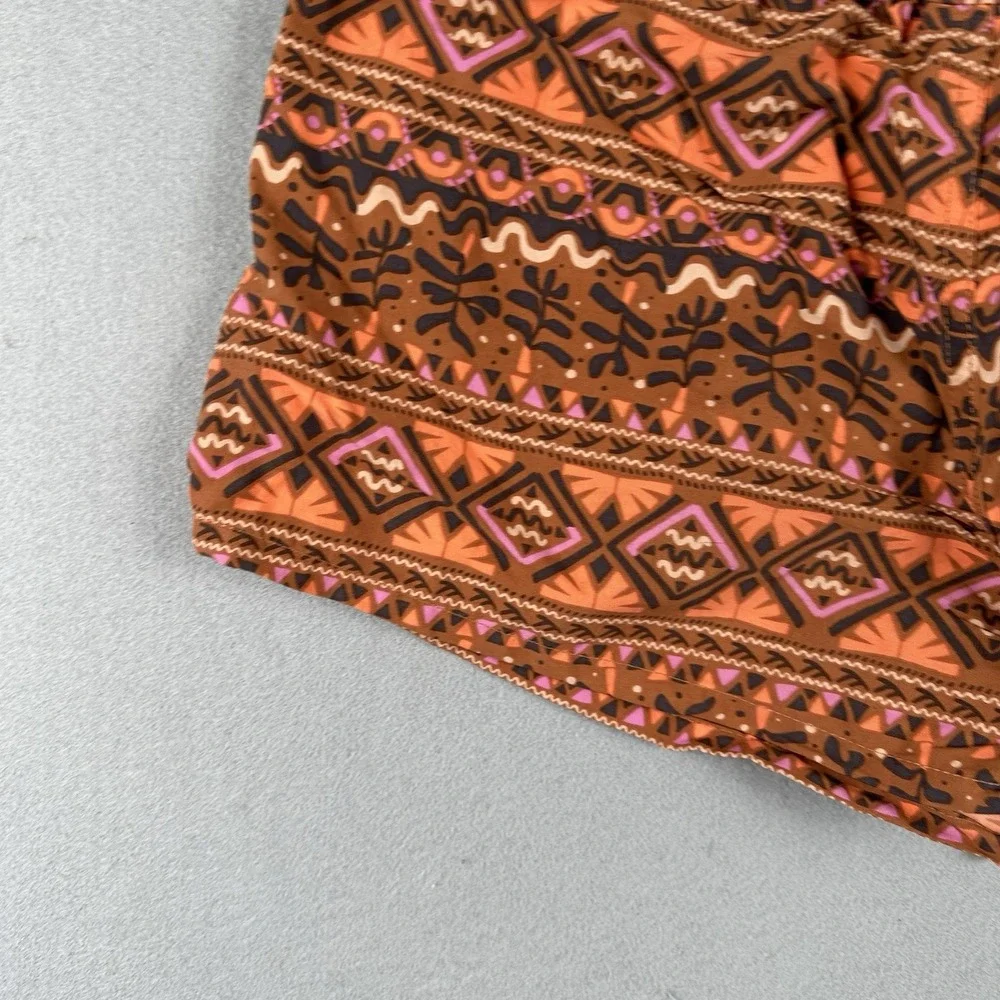 Patagonia Barely Baggies Shorts Womens Small Mangrove Tiki Henna Pattern